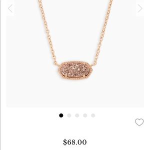 Kendra Scott Rose Gold Necklace
